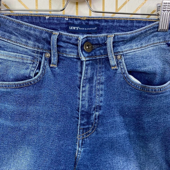 Levi's‎ Made & Crafted 721 Embroidered Jeans Blue - Picture 6 of 12